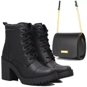 BOTA COTURNO FEMININA SALTO ALTO