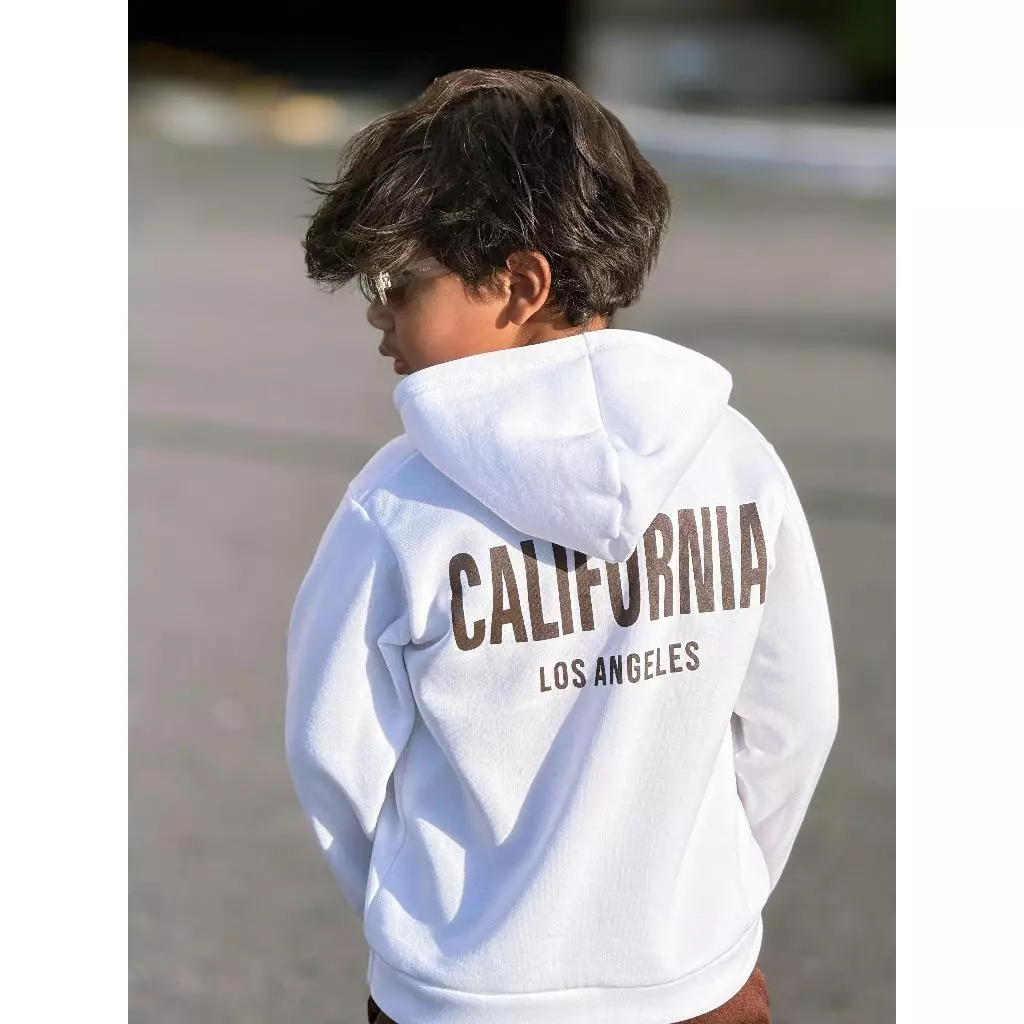 Conjunto Infantil Moleton Flanelado Inverno Com Capuz Estiloso Quentinho - Imagem 6